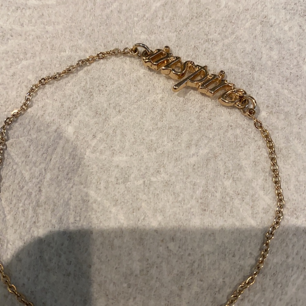 Inspire Gold Slider Bracelet